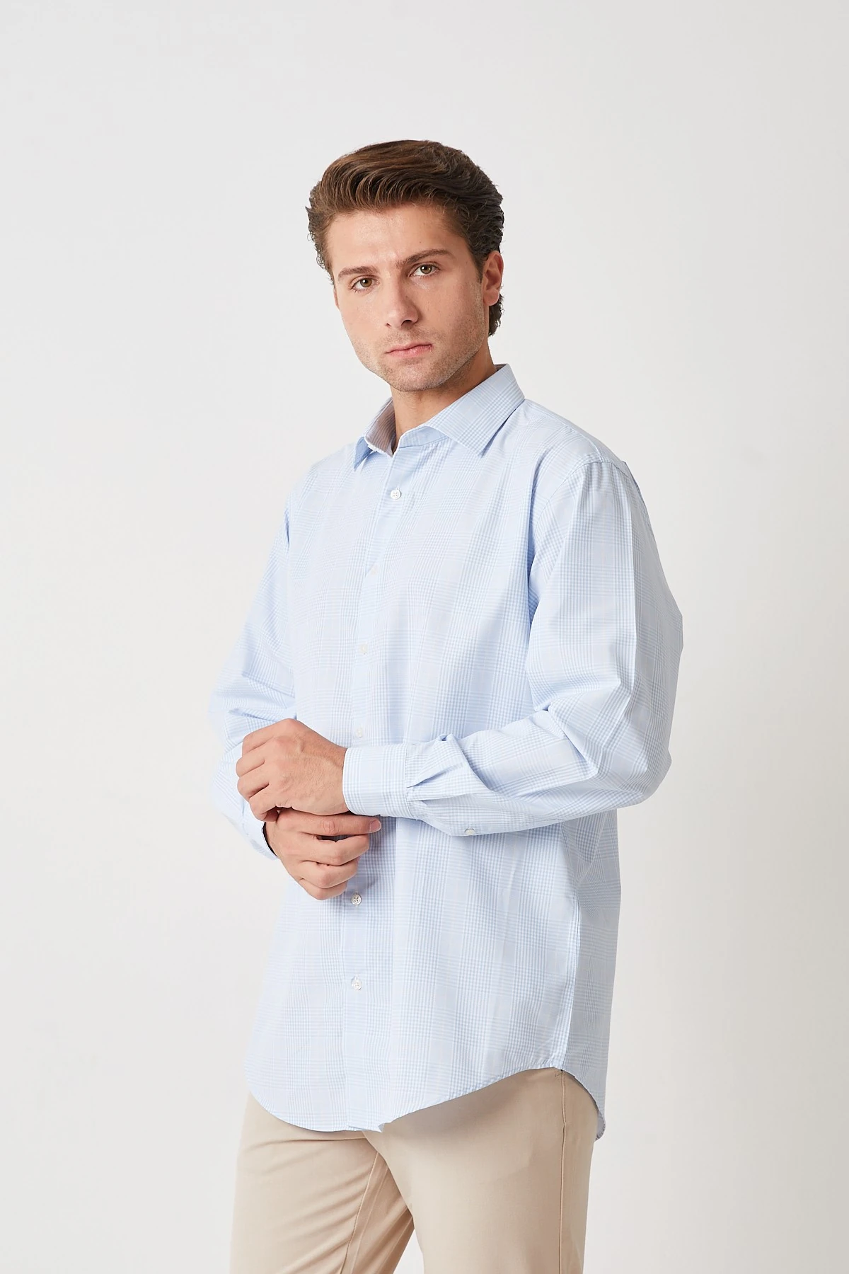 Rac* Yazlık Gömlek MAVİ BEYAZ