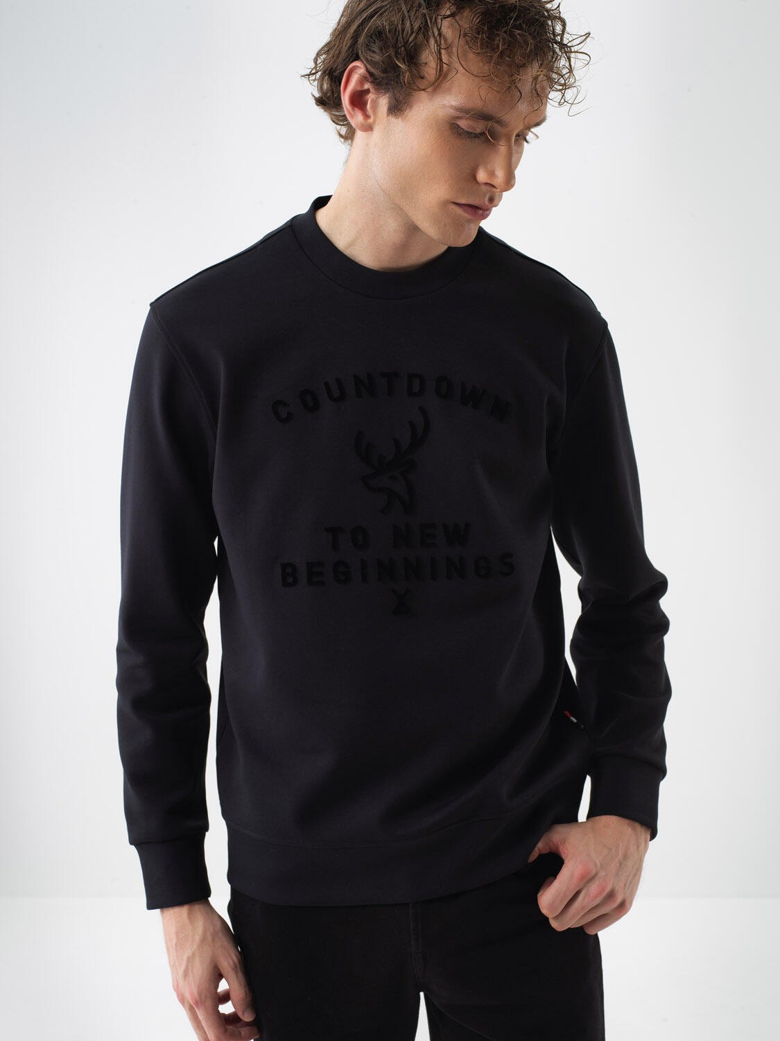 XINT SWEATSHIRT - 300320 SİYAH