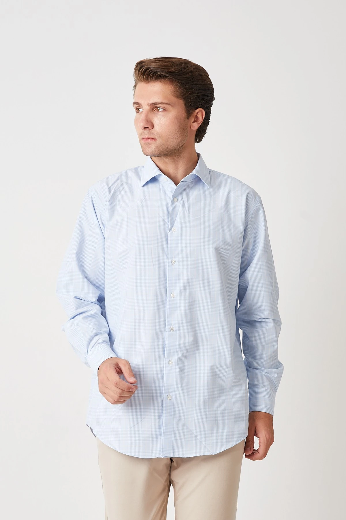 Rac* Yazlık Gömlek MAVİ BEYAZ