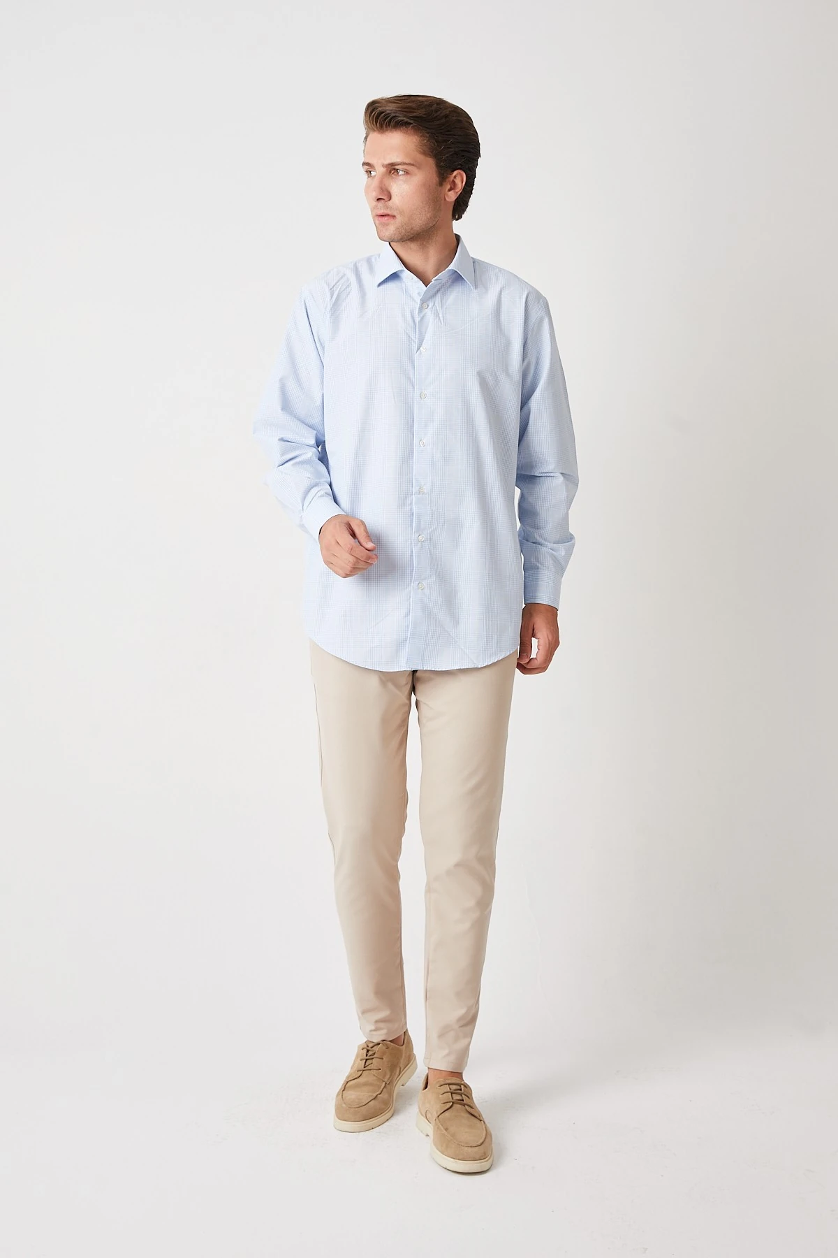 Rac* Yazlık Gömlek MAVİ BEYAZ