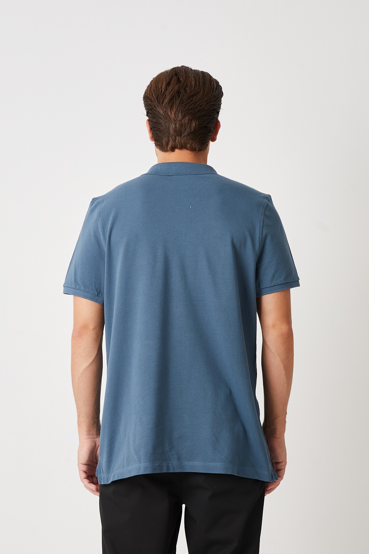 H.A POLO YAKA T-SHIRT MAVİ