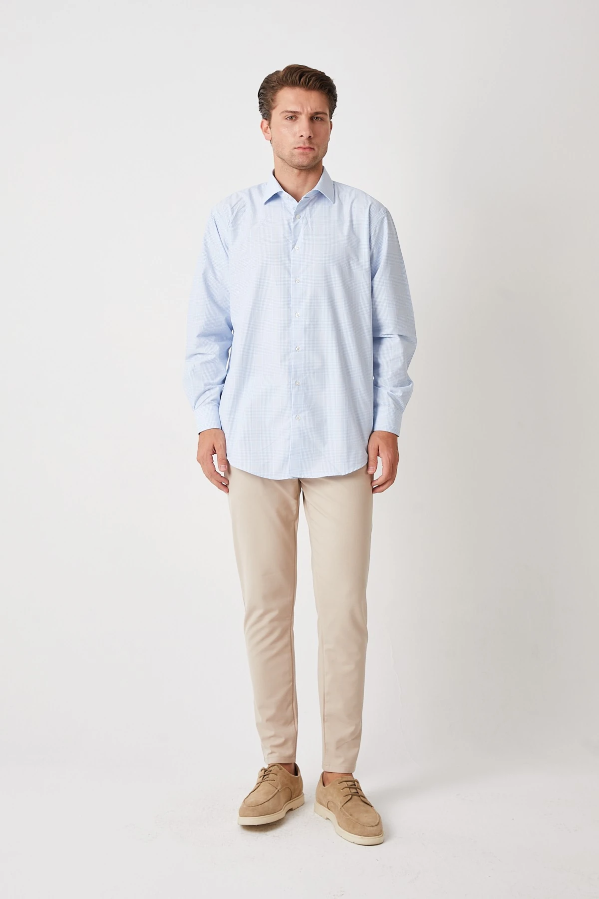 Rac* Yazlık Gömlek MAVİ BEYAZ