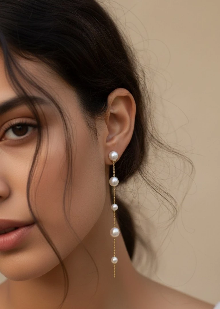 Parisian, İncili Uzun Küpe