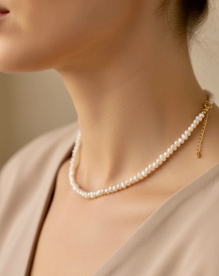 Classy Kum İnci Kolye