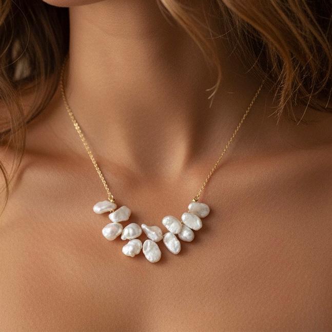 Leaf Pearl, Yaprak İnci Kolye