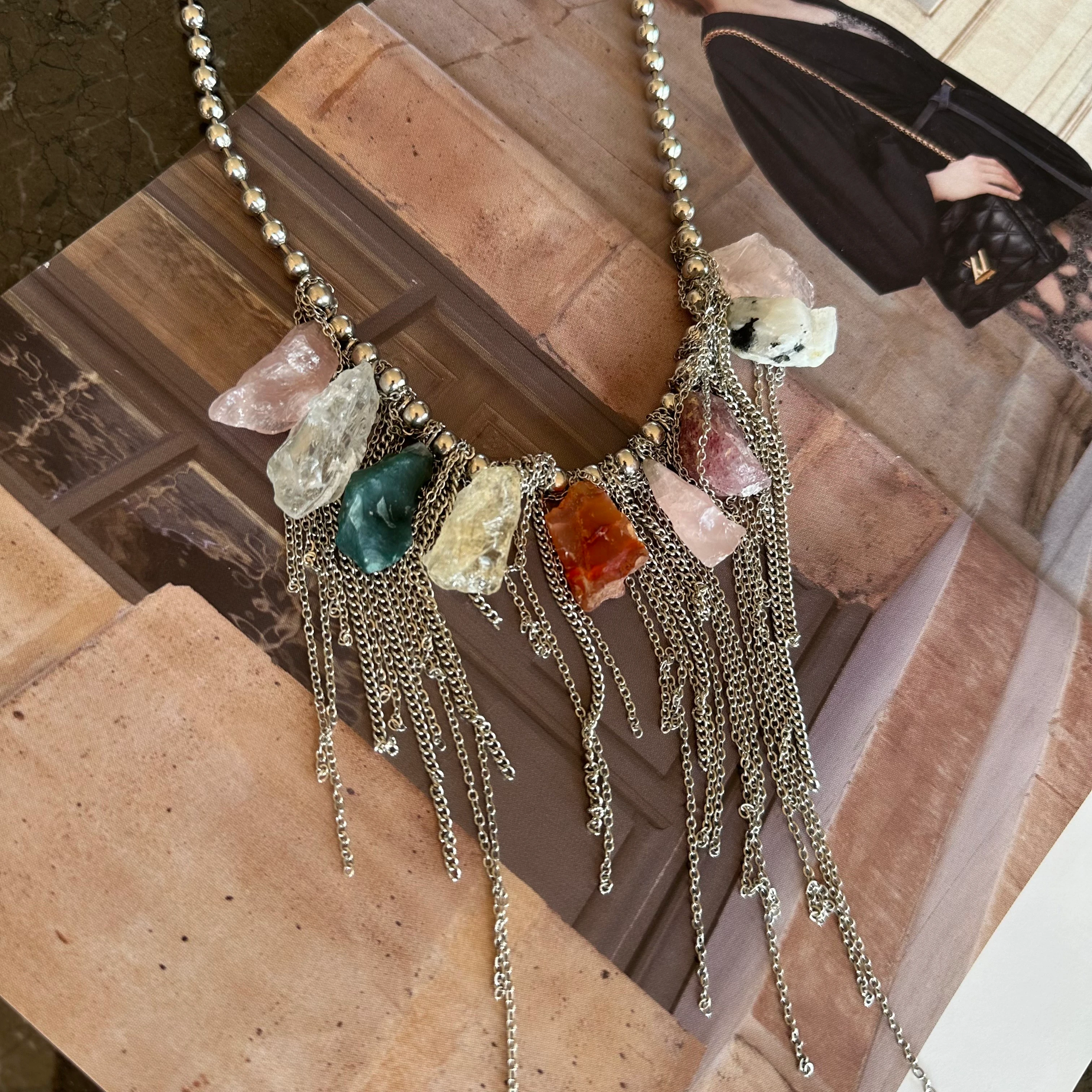 Petra Ham Doğal Taşlı Kolye