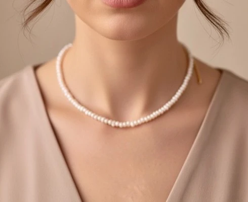 Classy Kum İnci Kolye