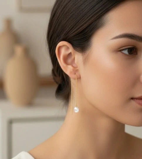 Pearl Drop, Zincirli İnci Küpe