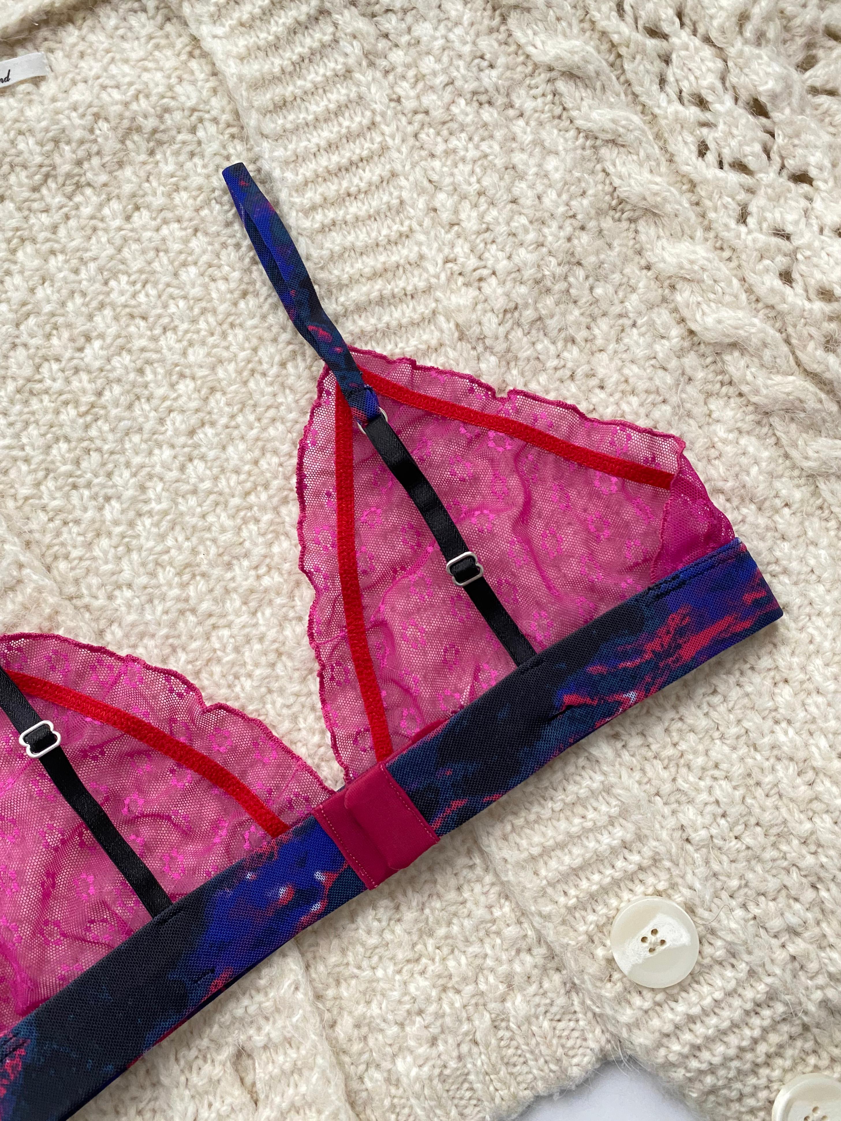 Heart Pink Bralet