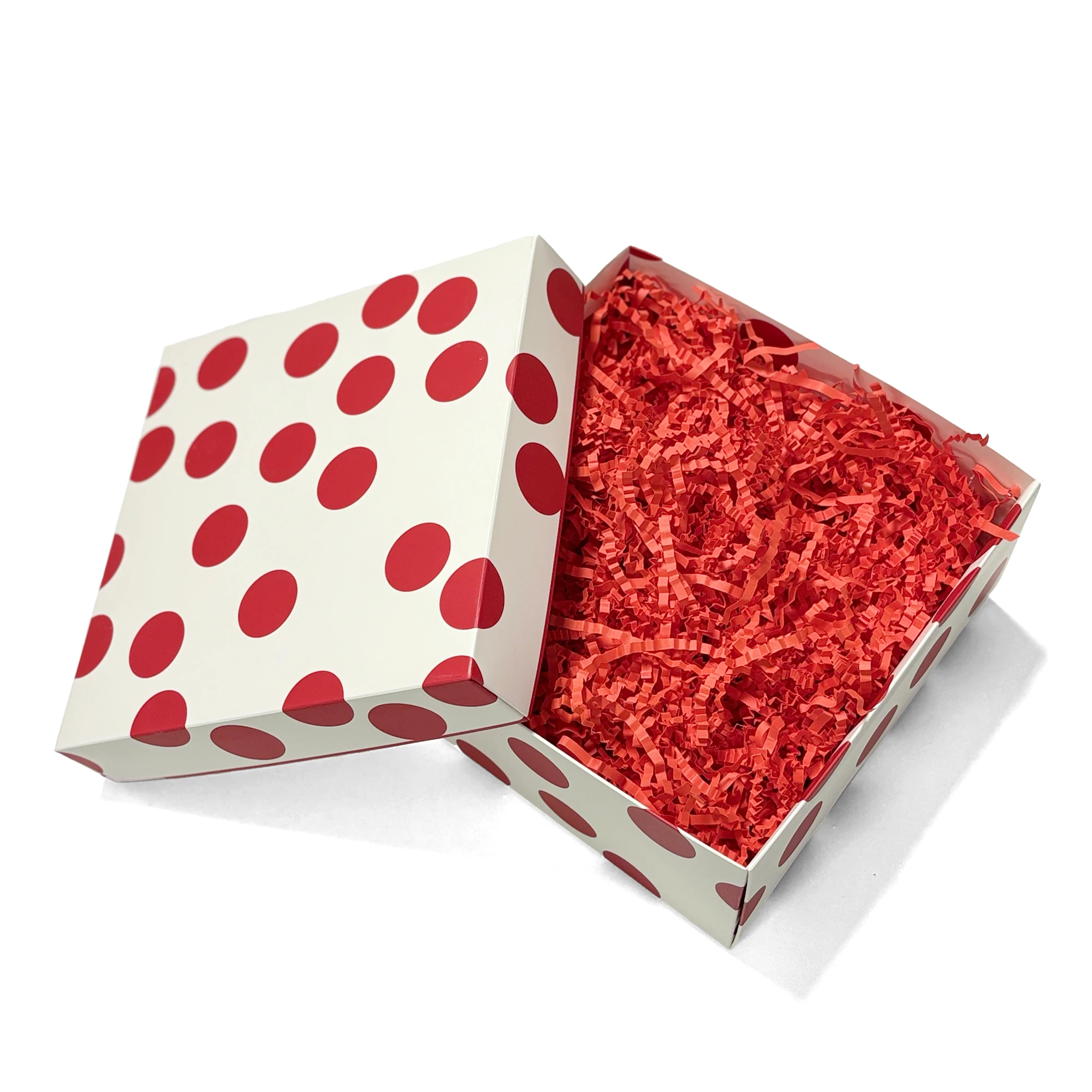 Hediye Kutusu- Puantiyeli - Kırmızı