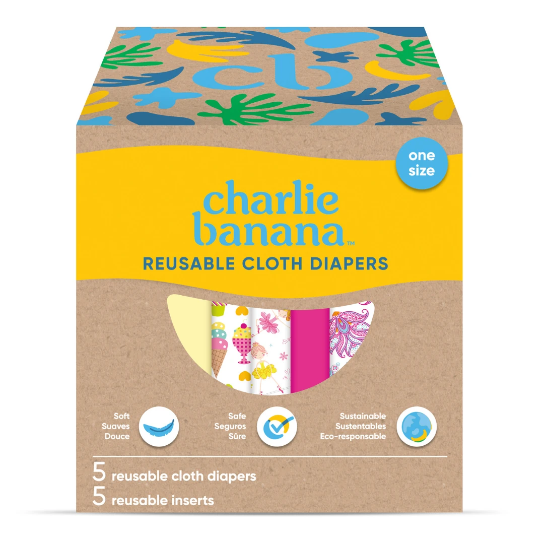 Yıkanabilir Bebek Bezi 0-36 Ay Standart (Tek Beden) – 5’li Paket - Prima Bella