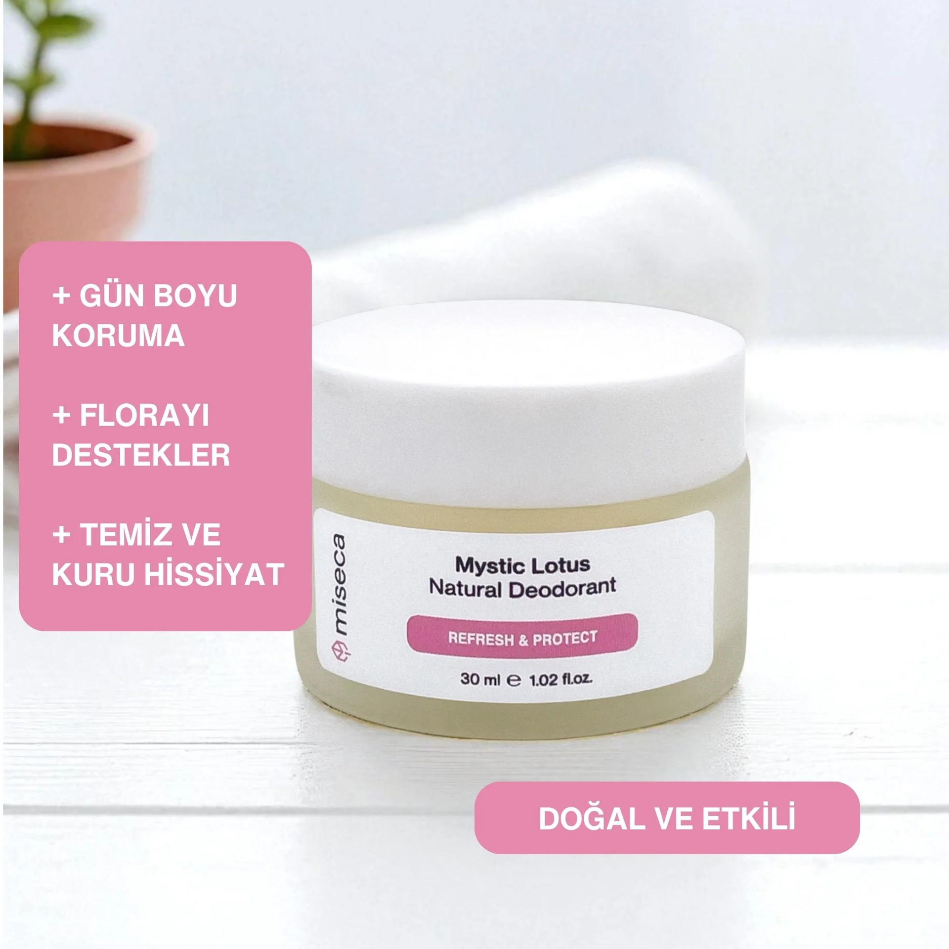 Mystic Lotus Doğal Krem Deodorant 30 ml
