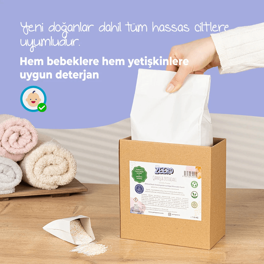 Doğal Çamaşır Deterjanı - Bitkisel & Mineral Kaynaklı - 40 Yıkama