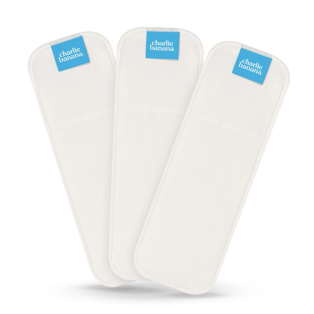 Charlie Banana Yıkanabilir Kenevir Pamuk İç Ped Standart (Tek Beden) - 3'lü (Inserts)