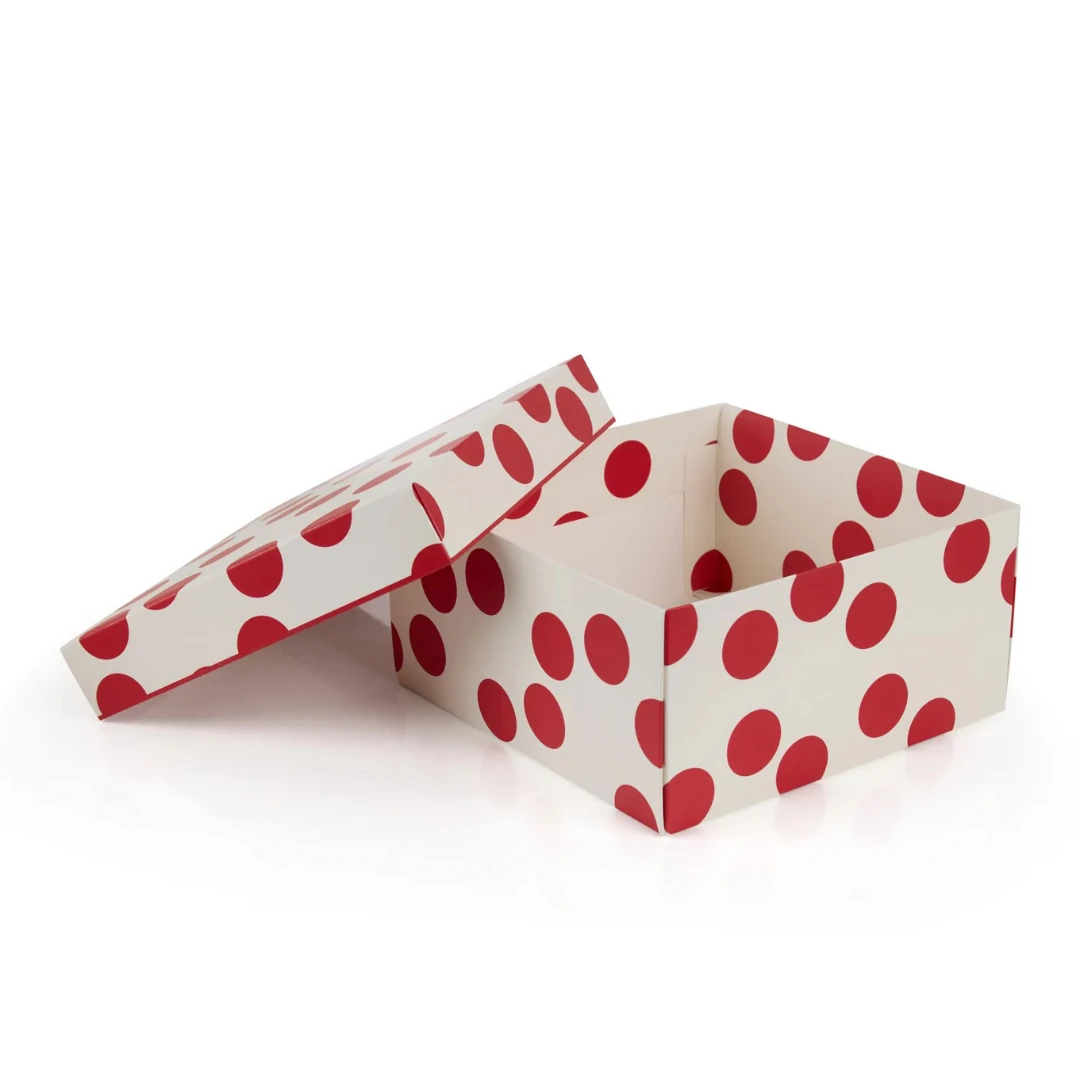 Hediye Kutusu- Puantiyeli - Kırmızı
