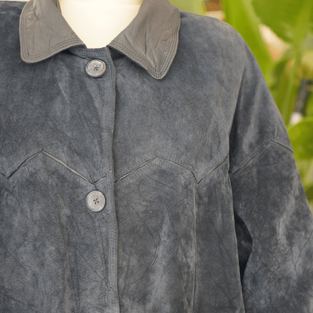 Kadın Lacivert Oversize Ceket