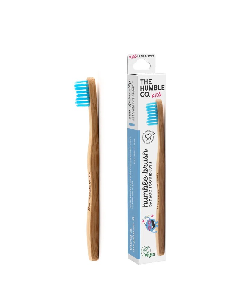 Çocuk Bambu Diş Fırçası Ultra Soft - Mavi