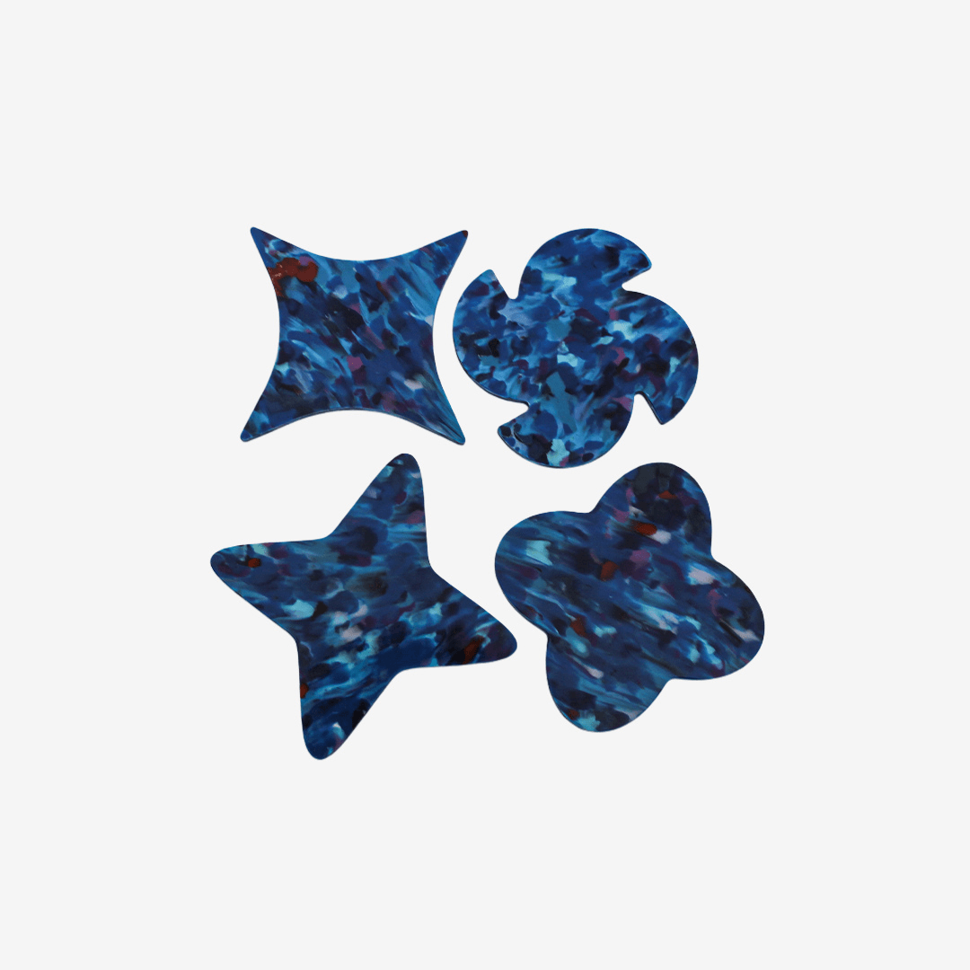 Abstract Bardak Altlığı Seti – 4'lü, Atlantic