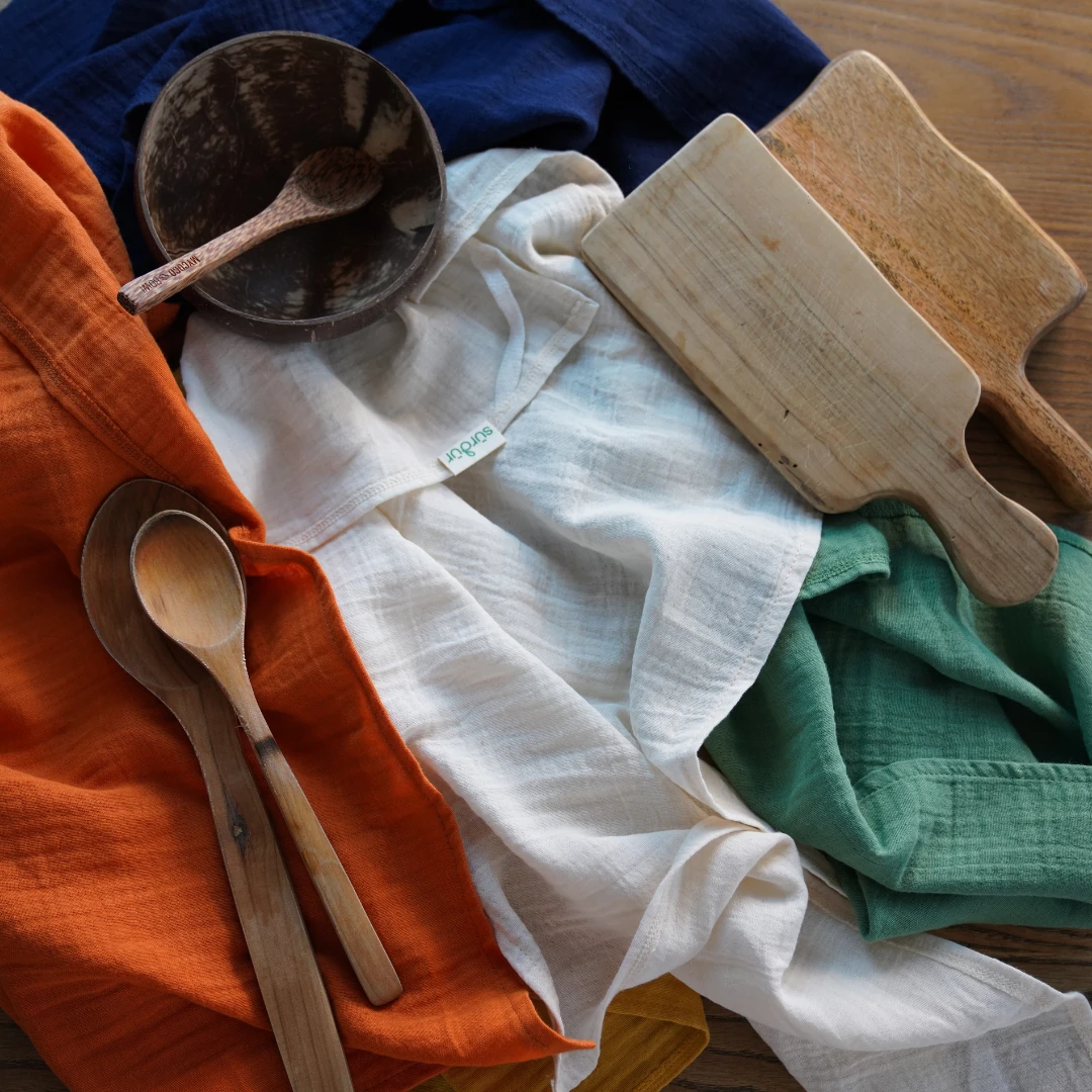 Müslin Kurulama Bezi 45x65 - Sarı