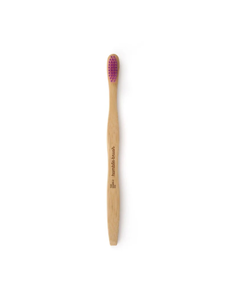 Yetişkin Bambu Diş Fırçası Medium - Lila