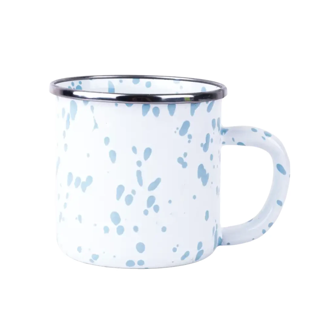 Speckles Emaye Kupa - Bebe Mavisi