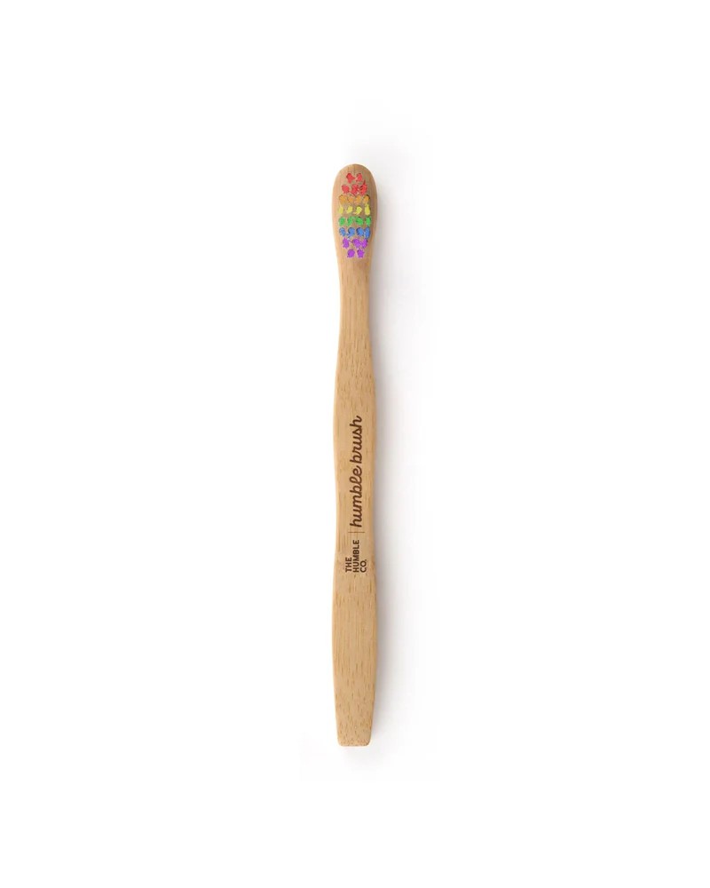 Çocuk Bambu Diş Fırçası Ultra Soft - Gökkuşağı Renkli