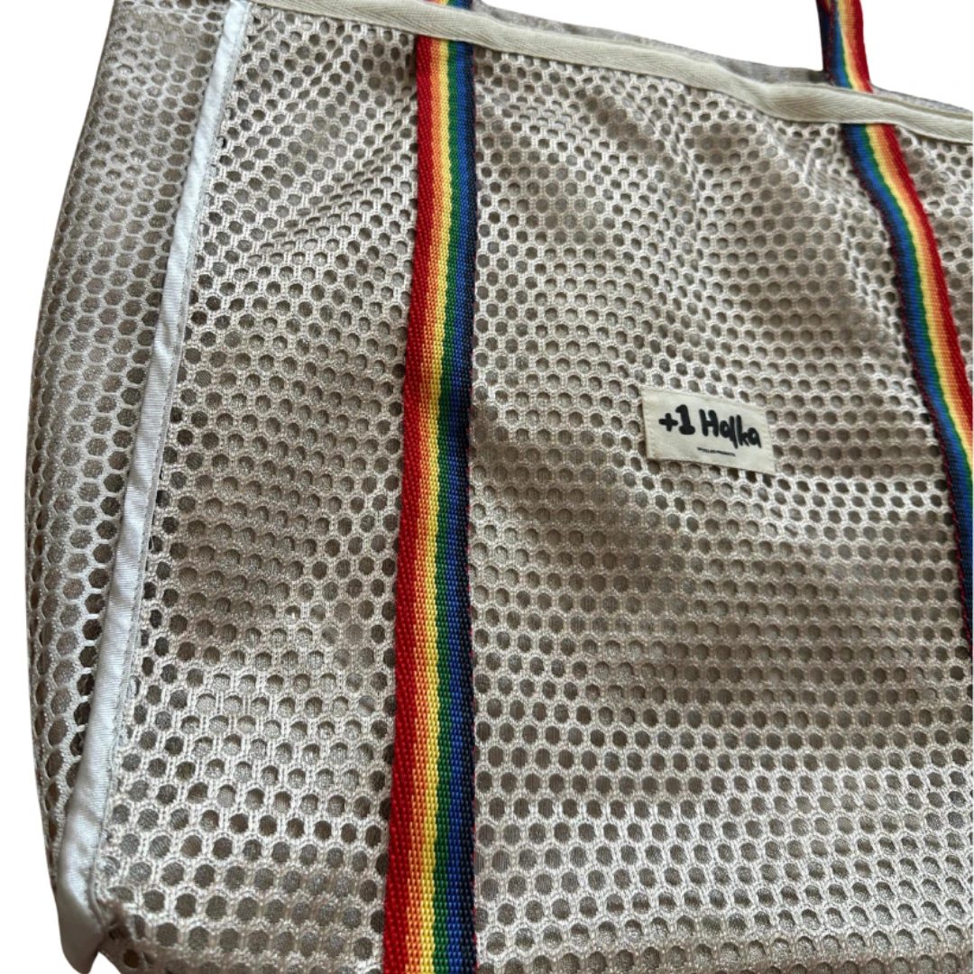 Gökkuşağı Askılı Tül Çanta