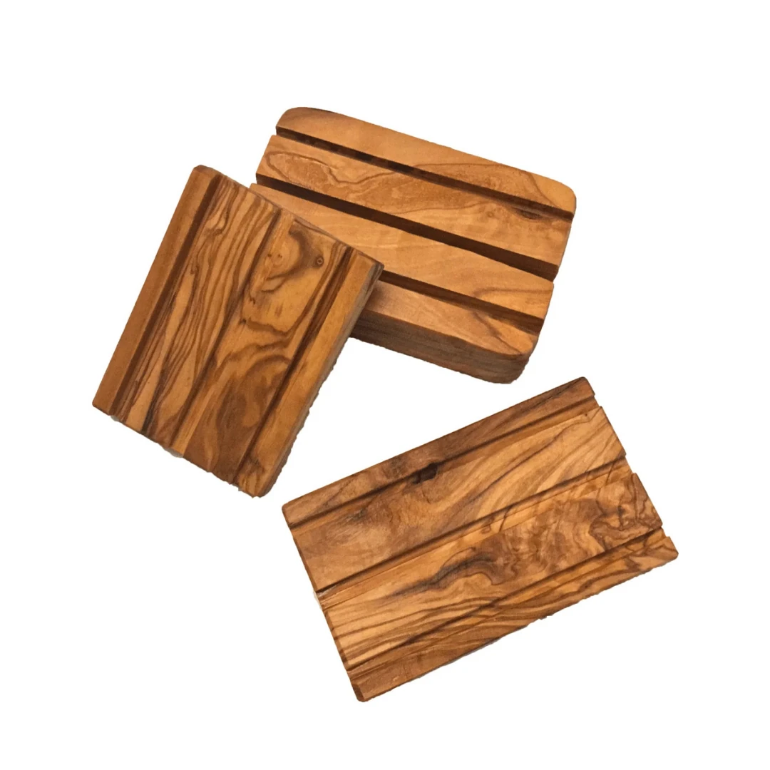 El Yapımı Zeytin Ağacı Katı Sabunluk