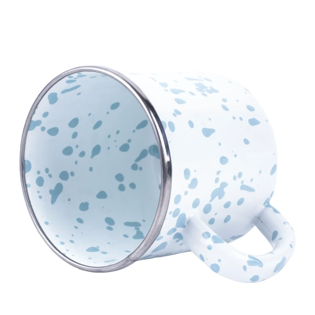 Speckles Emaye Kupa - Bebe Mavisi