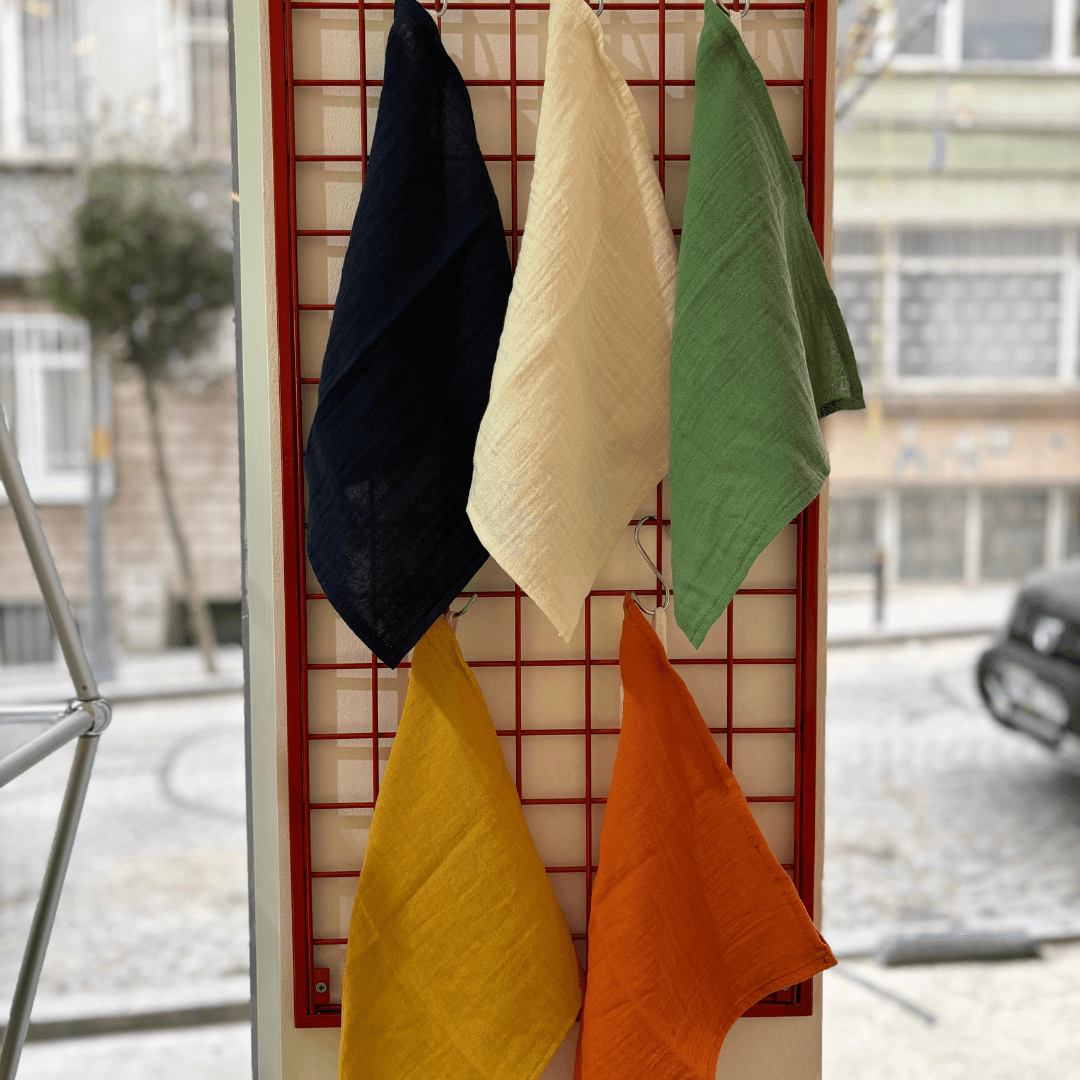 Müslin Kurulama Bezi 30x30 - Yeşil