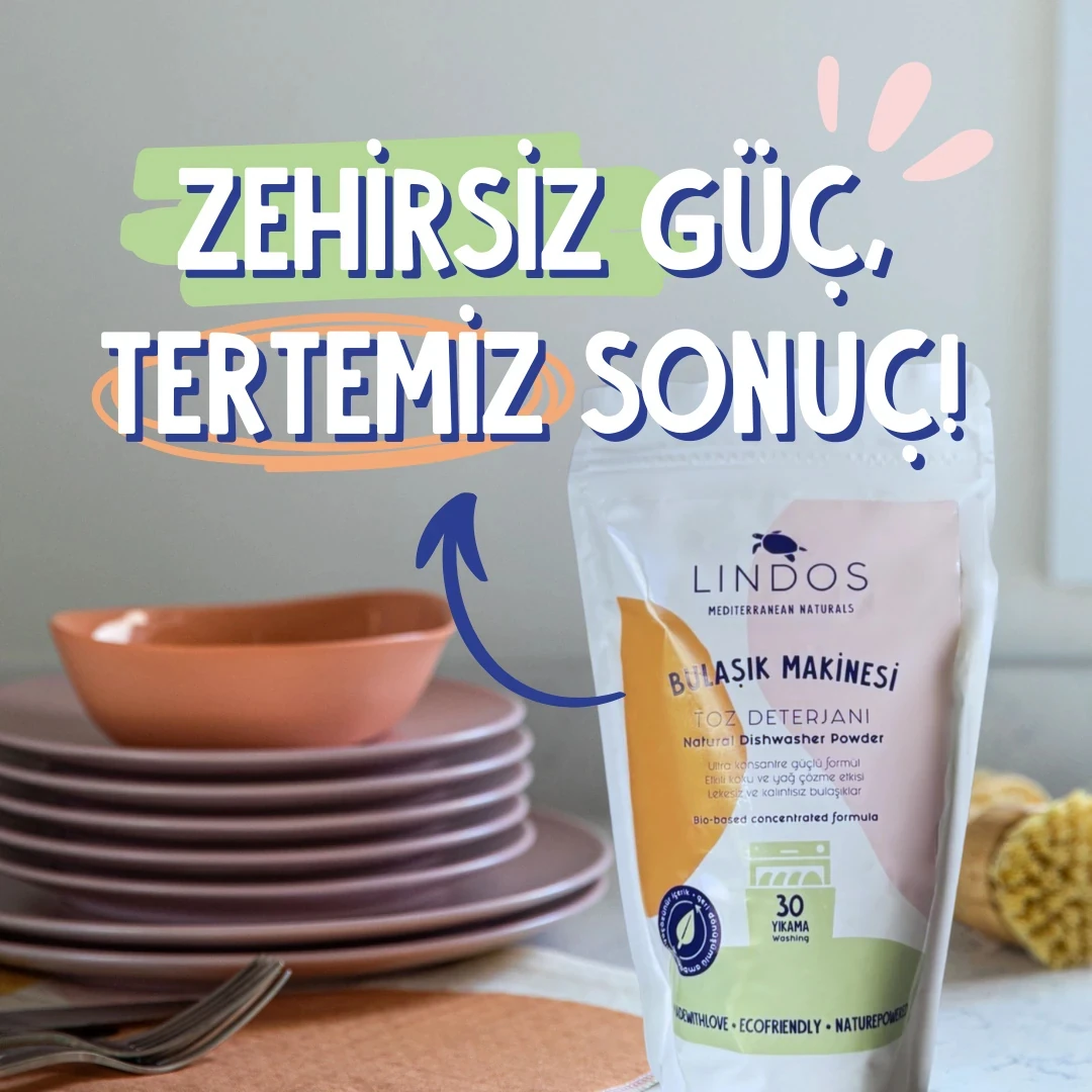 Doğal  Bulaşık Makinesi Toz Deterjanı 600gr