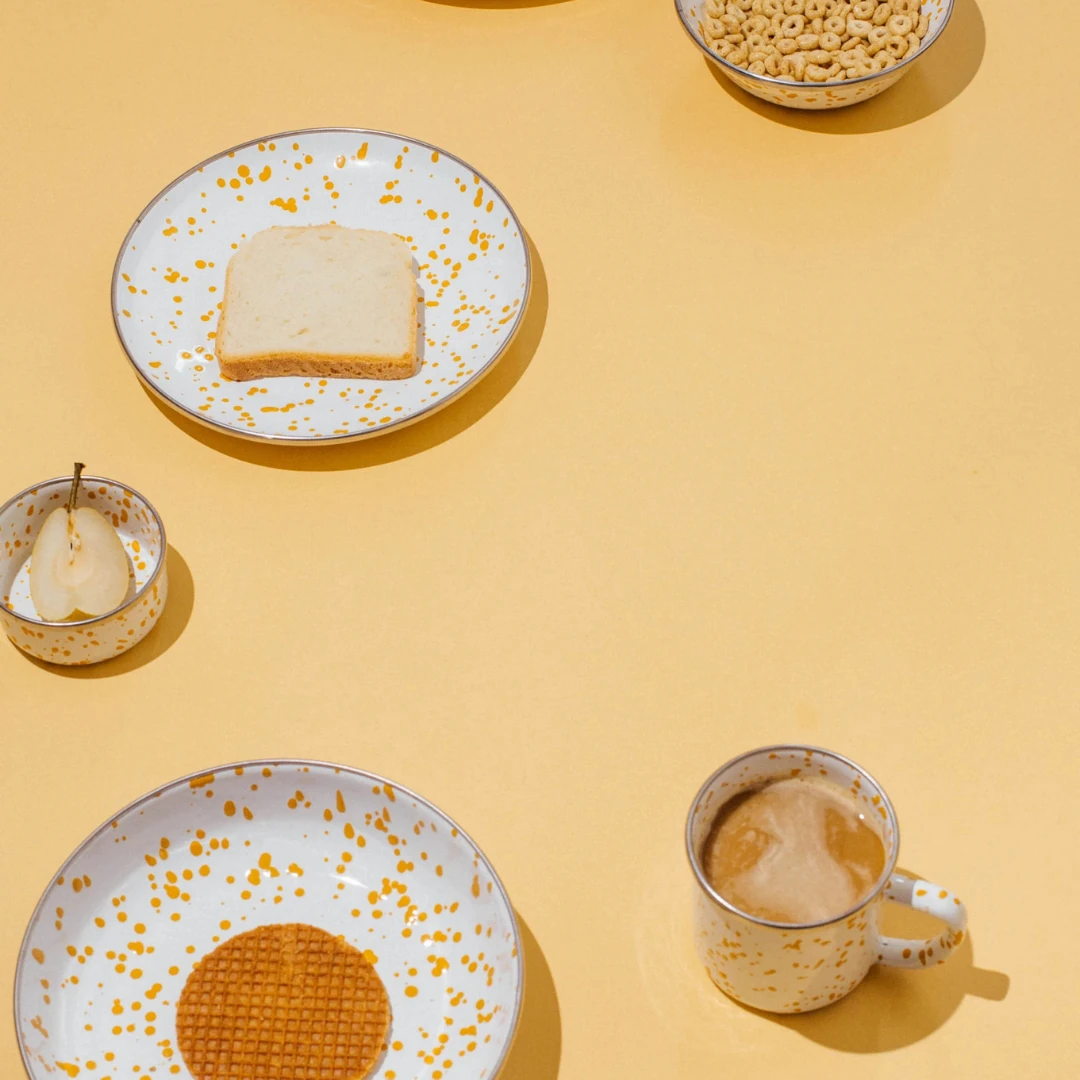 Speckles Emaye Kupa - Hardal