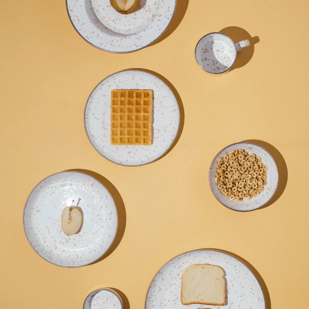 Speckles Emaye Kupa - Pembe