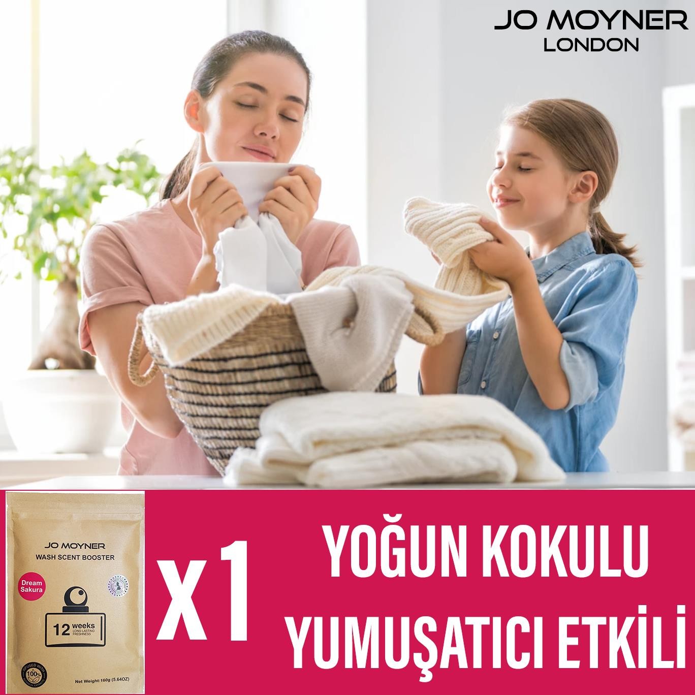 Granül Çamaşır Parfümü Boncuk Çamaşır Yumuşatıcısı Konsantre Japon Kiraz Çiçeği - 1 Paket