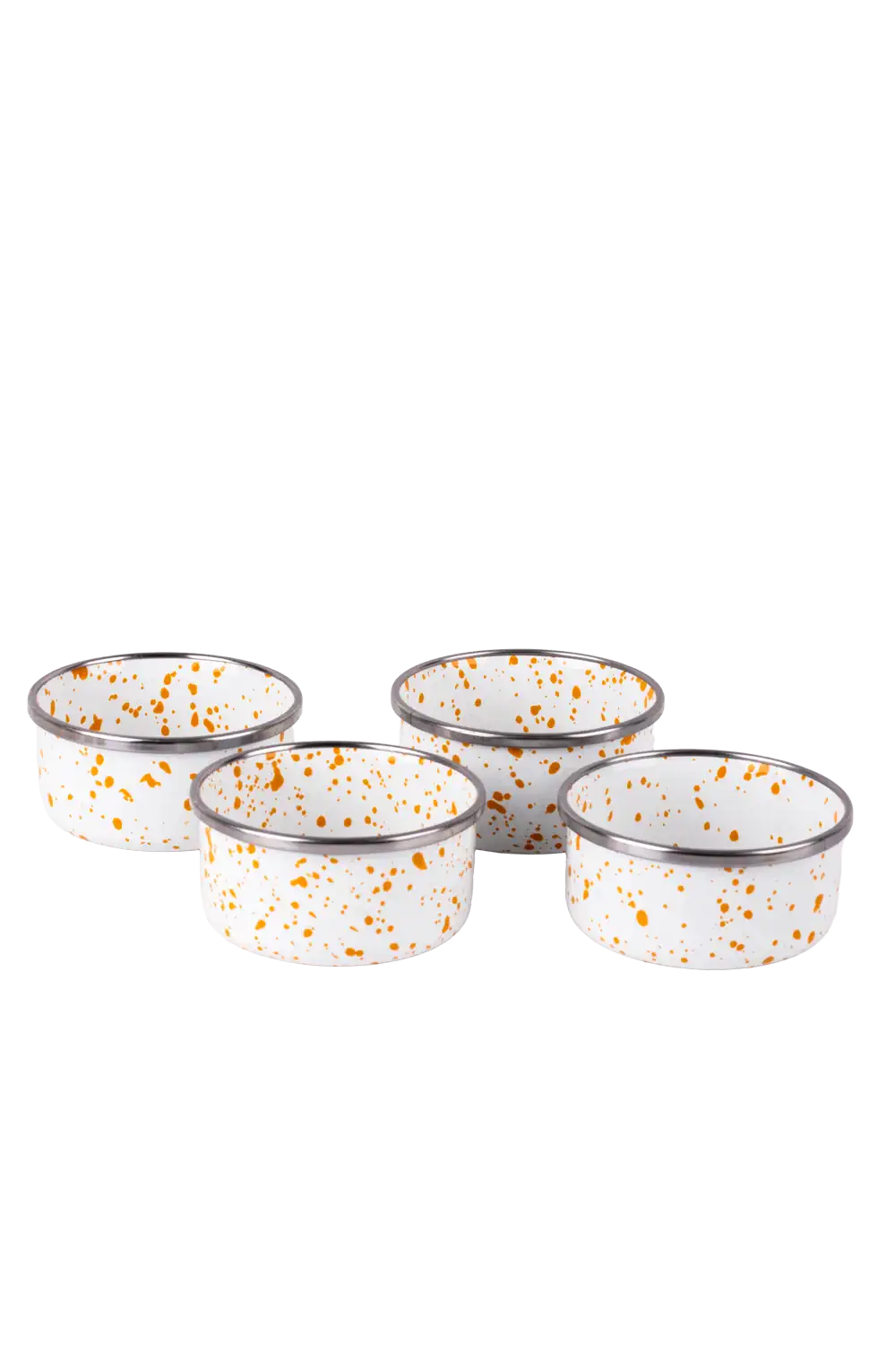 Speckles Emaye 4’lü kase - Hardal