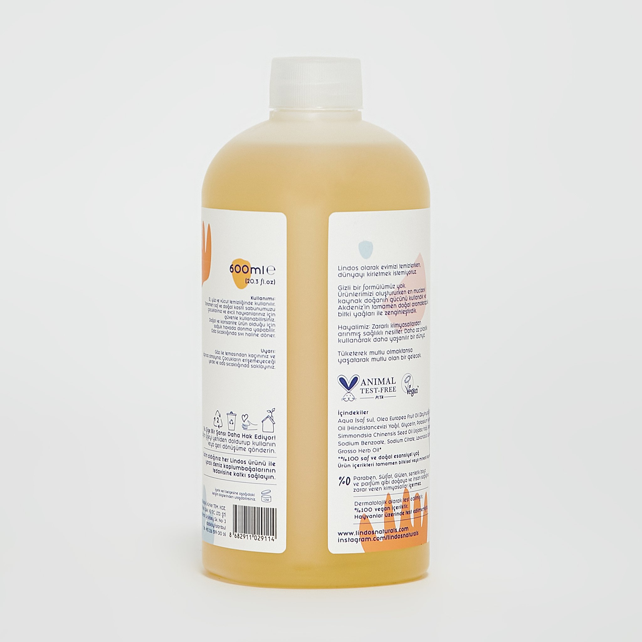 Saf Sıvı Kastil Sabun - Lavanta - 600ml