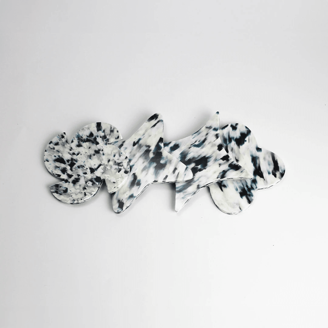 Abstract Bardak Altlığı Seti – 4'lü, Artic