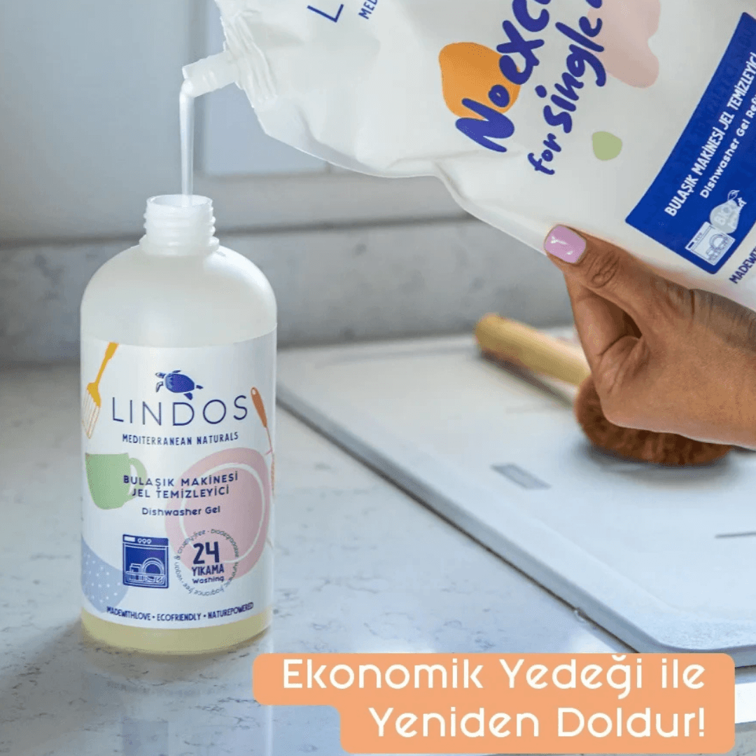 Doğal Bulaşık Makinesi Deterjanı Bitkisel Sabun - 1200ml