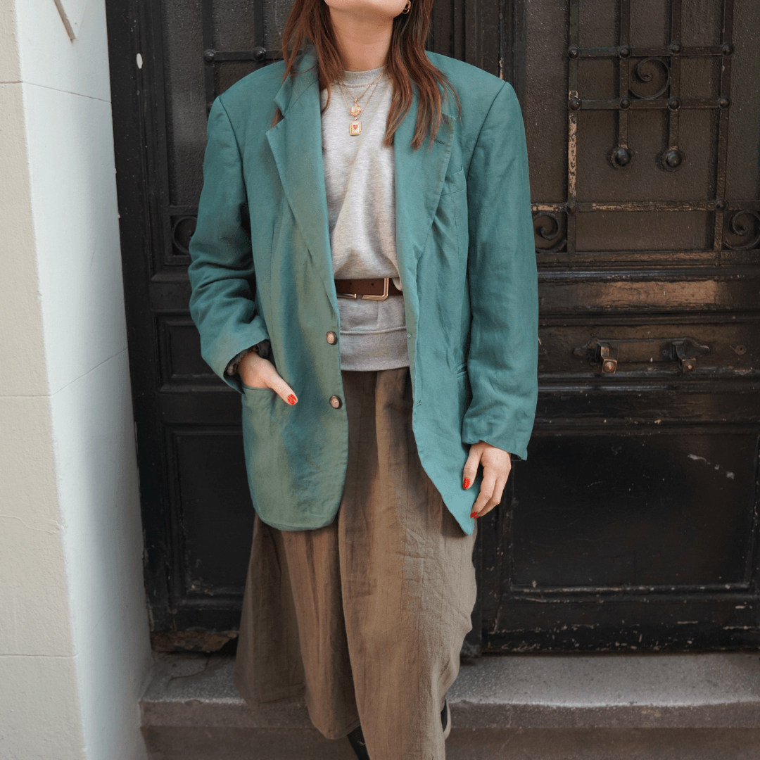 Kadın Blazer Ceket - Yeşil