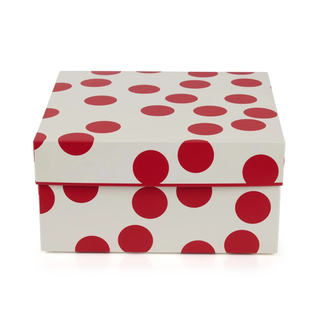 Hediye Kutusu- Puantiyeli - Kırmızı