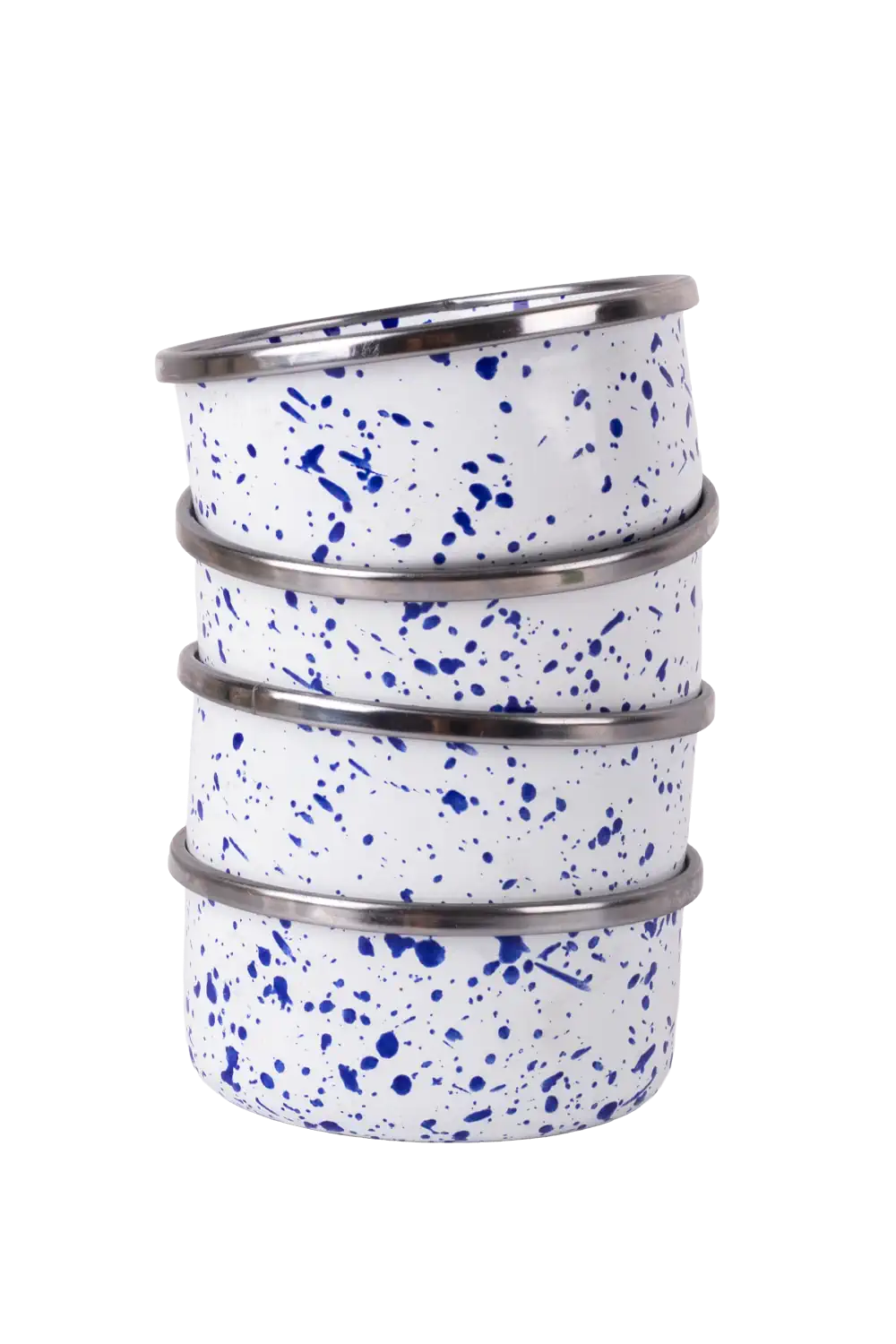 Speckles Emaye 4’lü kase - Cobalt