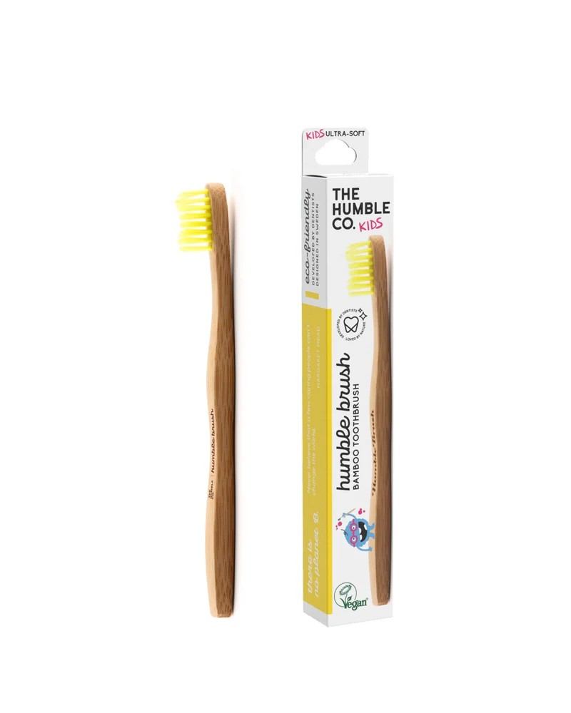 Çocuk Bambu Diş Fırçası Ultra Soft - Sarı
