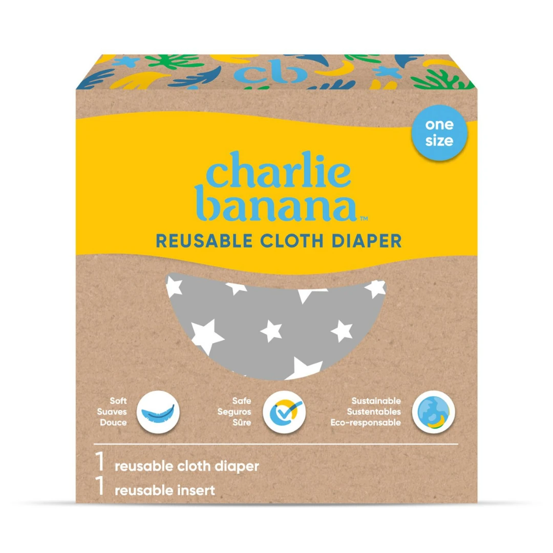 Yıkanabilir Bebek Bezi 0-36 Ay Standart (Tek Beden) - Twinkle Little Star