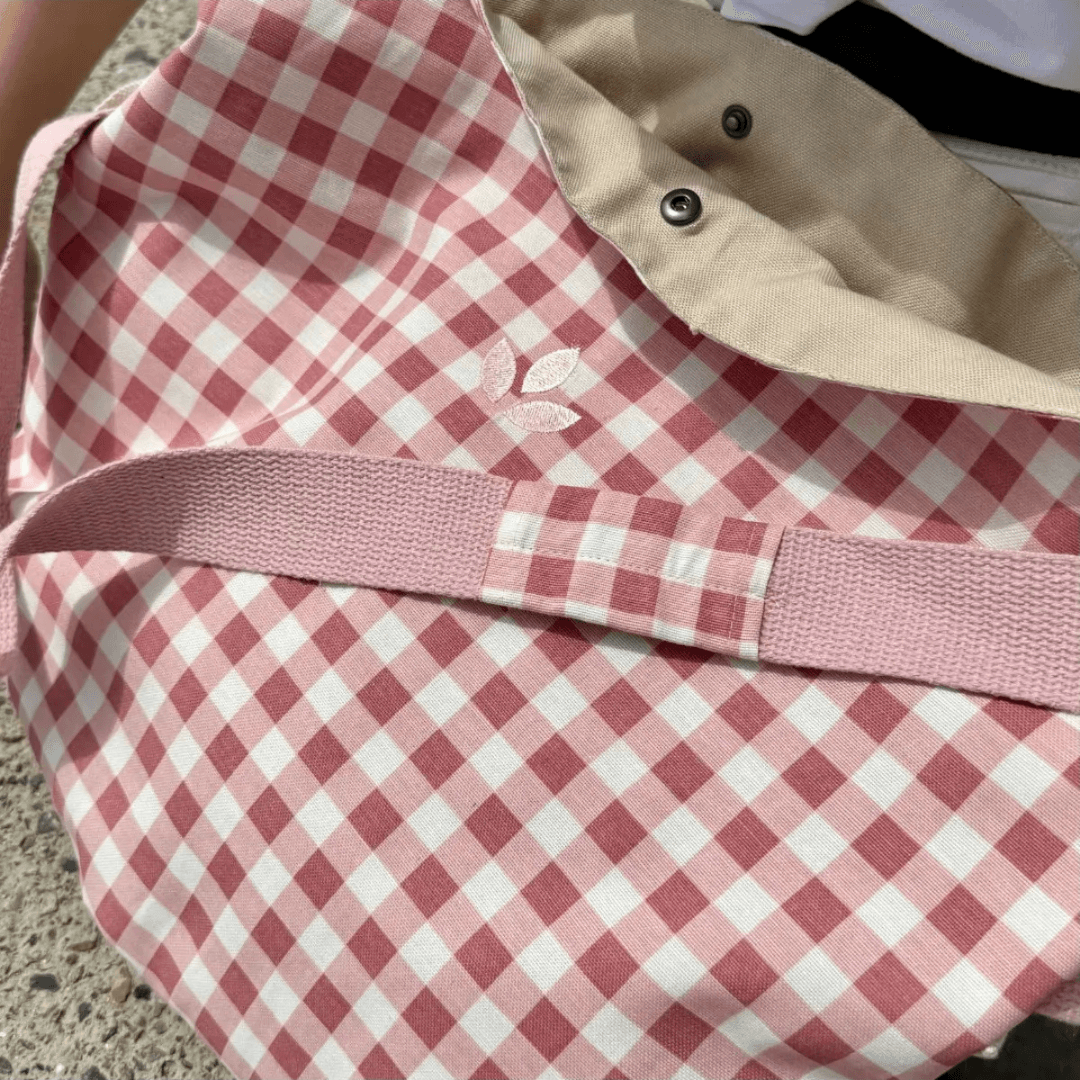 Çok Amaçlı Omuz Çantası Sakura - Pembe Pötikare