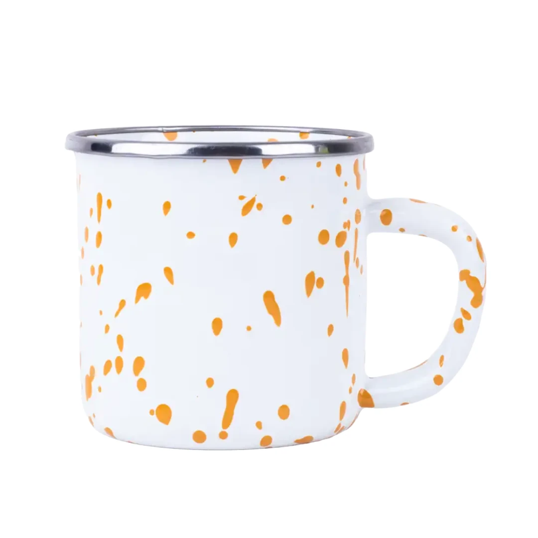 Speckles Emaye Kupa - Hardal