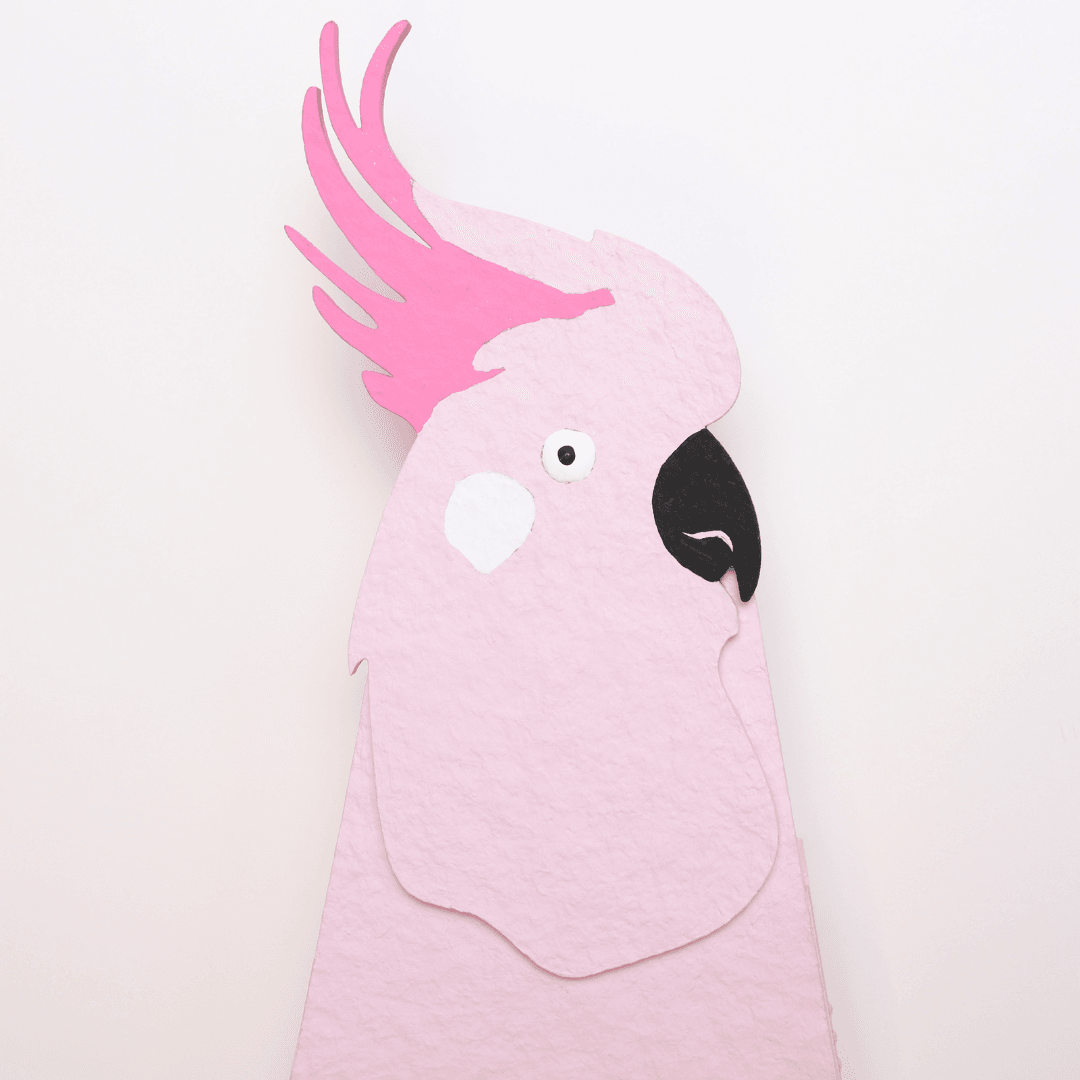 Pembe Kakadu Duvar Lambası