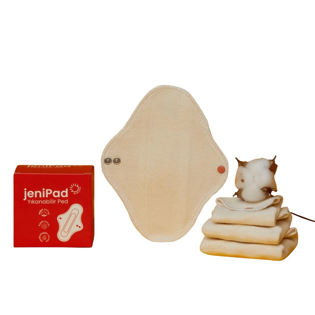 JeniPad Yıkanabilir Ped Mix - Beyaz