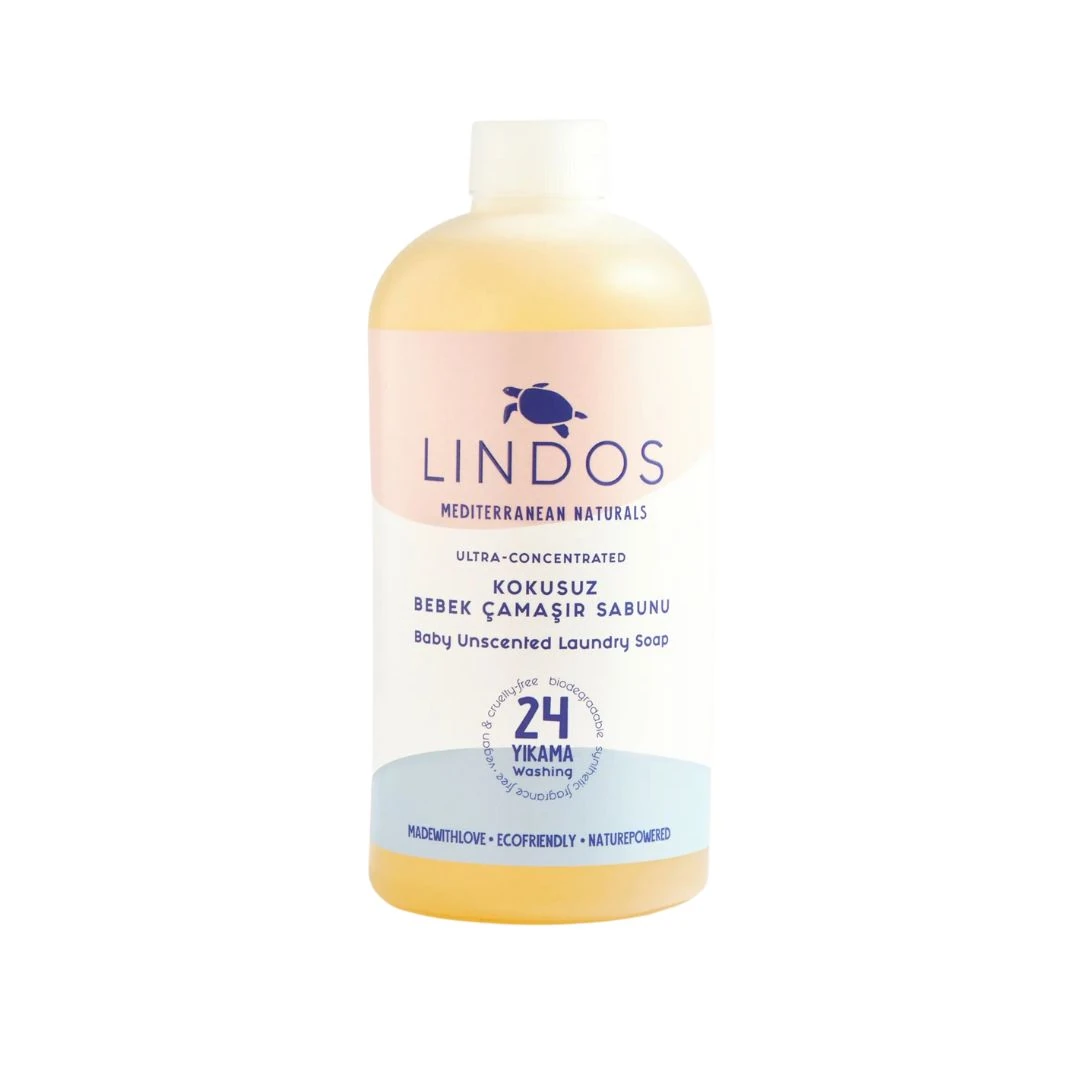 Doğal Bebek Çamaşır Deterjanı Bitkisel Sabun- Kokusuz - 600ml
