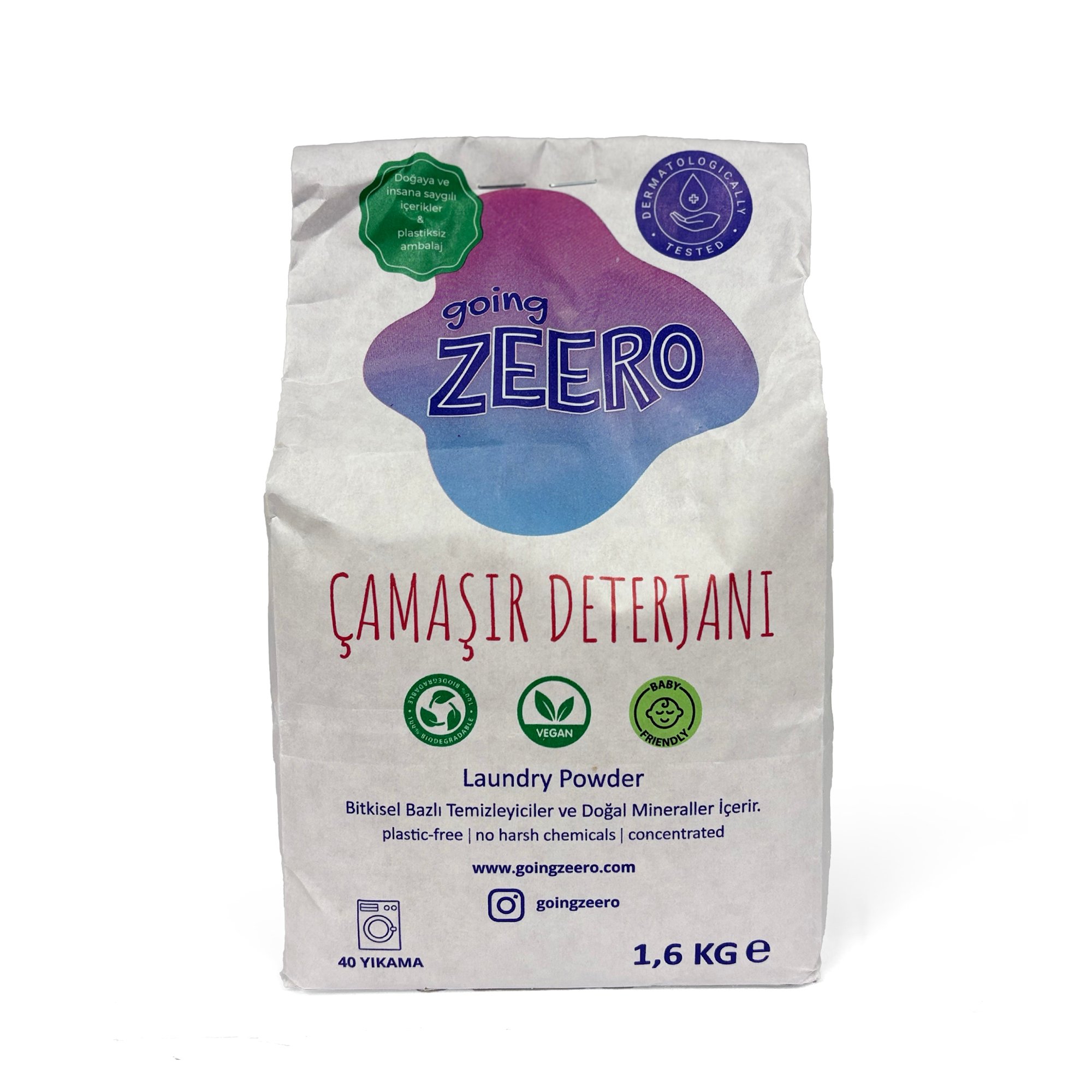Doğal Çamaşır Deterjanı - Bitkisel & Mineral Kaynaklı - 40 Yıkama