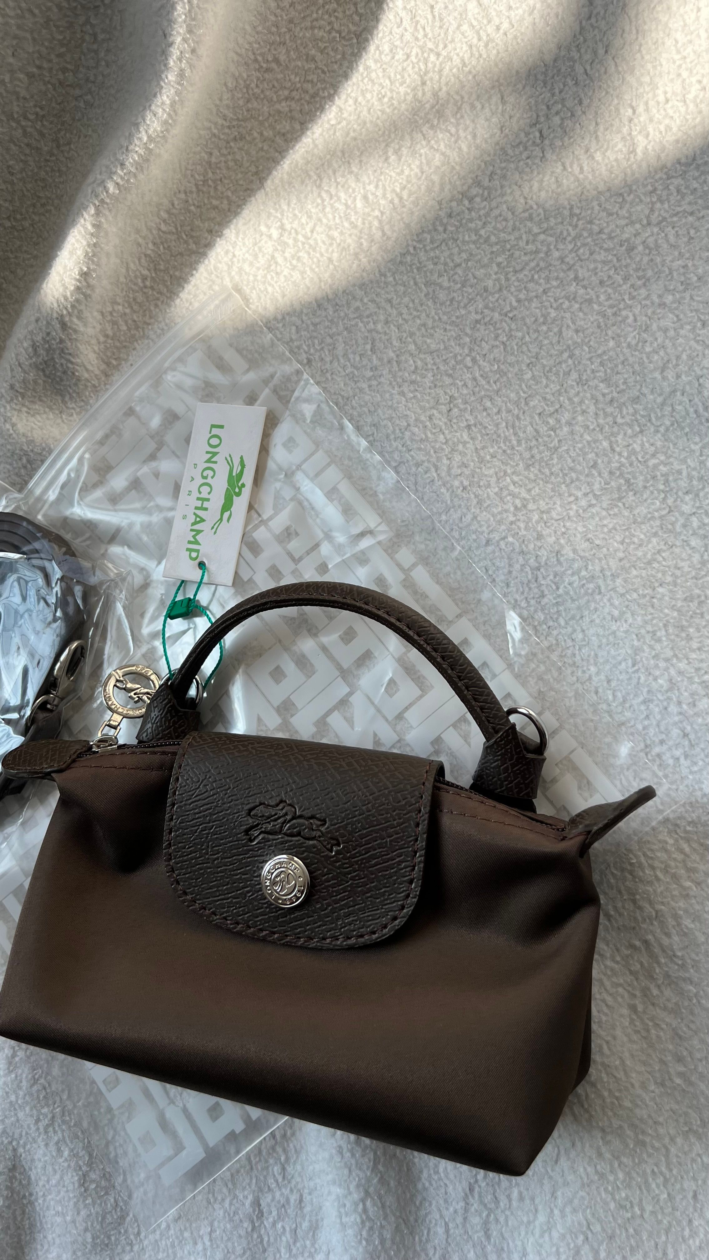 Longchamp La Pliage Mini - Acı Kahve